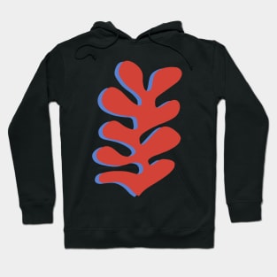 Matisse Inspired - cut out red and blue 1 Hoodie